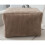 Multipurpose Fabric Storage Box With Carrying Handles-White 2
