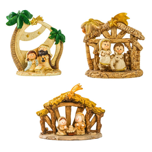 Figurines de la nativité de noël, Statue de scène de la-Style A 1