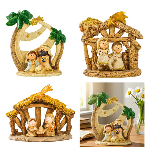 Figurines de la nativité de noël, Statue de scène de la-Style A 2