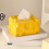 Whimsical Cheese Theme Napkin Container Multipurpose-White 6