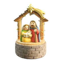 Statue de scène de la nativité Stable, Figurines de la nativité