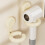 Capacity Hair Dryer Wall Mount Suction Cup Holder-Bubble blue 5