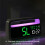 Night Light Digital Alarm Clock Electric-White shell green li 5
