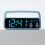 Night Light Digital Alarm Clock Electric-White shell green li 7