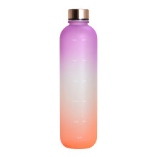 Motivational Drinking Reminder Bottle, Leakproof 32oz Hydration Bottle, Reusable BPA-Free Plastic for Fitness, Outdoor, Indoor Activities