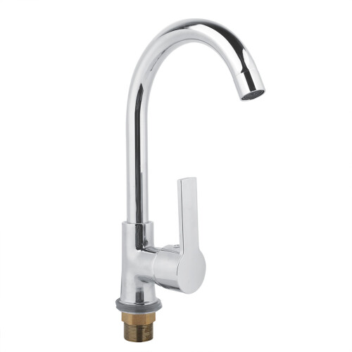 Elegant Kitchen Faucet, Solid Brass Construction, Precision Thread Fixation And Gravity-Cast Base For Stability And Durability, Rust-Resistant Body, D 2