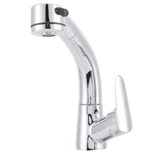 Pull-Out Kitchen Faucet with Adjustable Feature for Customization, Easy Install/Remove QuickNut for Hassle-Free Setup, Corrosion-Resistant Brass Ensur 2