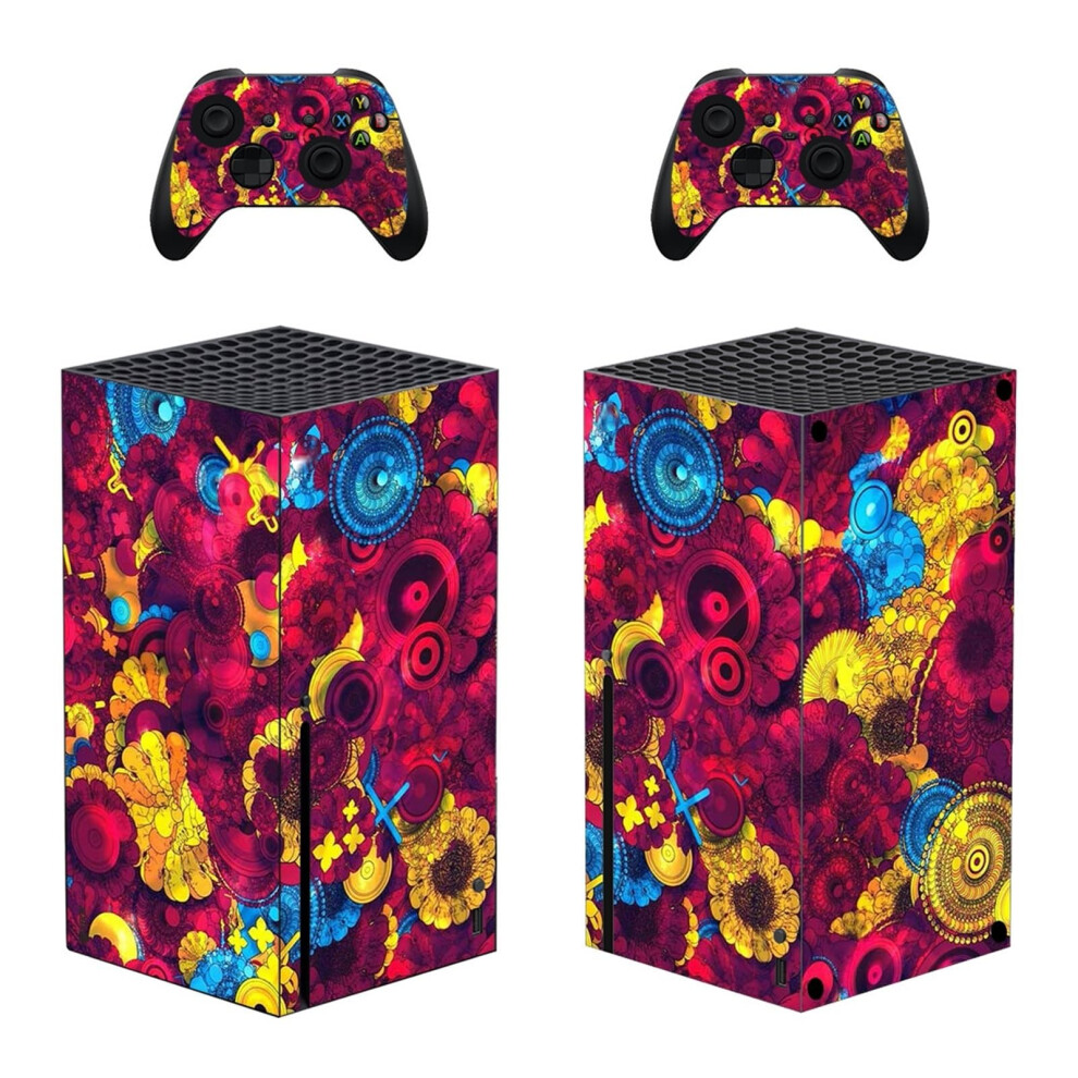 Vinyl Sticker Cover For Series X Console Cases Sticker With Two Wireless Controller Stickers 77617 Skin Sticker Bubble Controller Skins 9365049915687