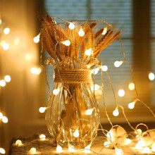Fairy Lights for Indoor Decor, Battery Operated LED, Globe String Lights, Waterproof Outdoor, Safe Decoration, Radiant Warm White Light, Create a