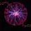 Interactive Light Show Magic Plasma Ball, Red 5 Inch Science Ball Creates Dynamic Visual Effects, Touch Sensitive Ion Sphere Lamp, Decorative For 3