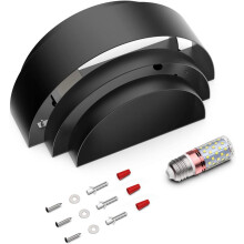 Applique murale LED à éclairage haut et bas, facile à installer et à remplacer, pour appliques murales LED modernes, matériaux écologiques pour