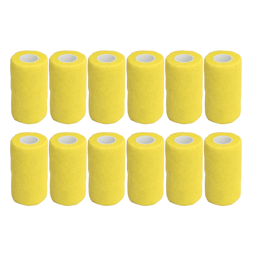 Athletic Self Adherent Tape Elastic Wrap for Sports Breathable Compression Bandage Lightweight Support Natural Latex Cohesive Wrap Provides Healing