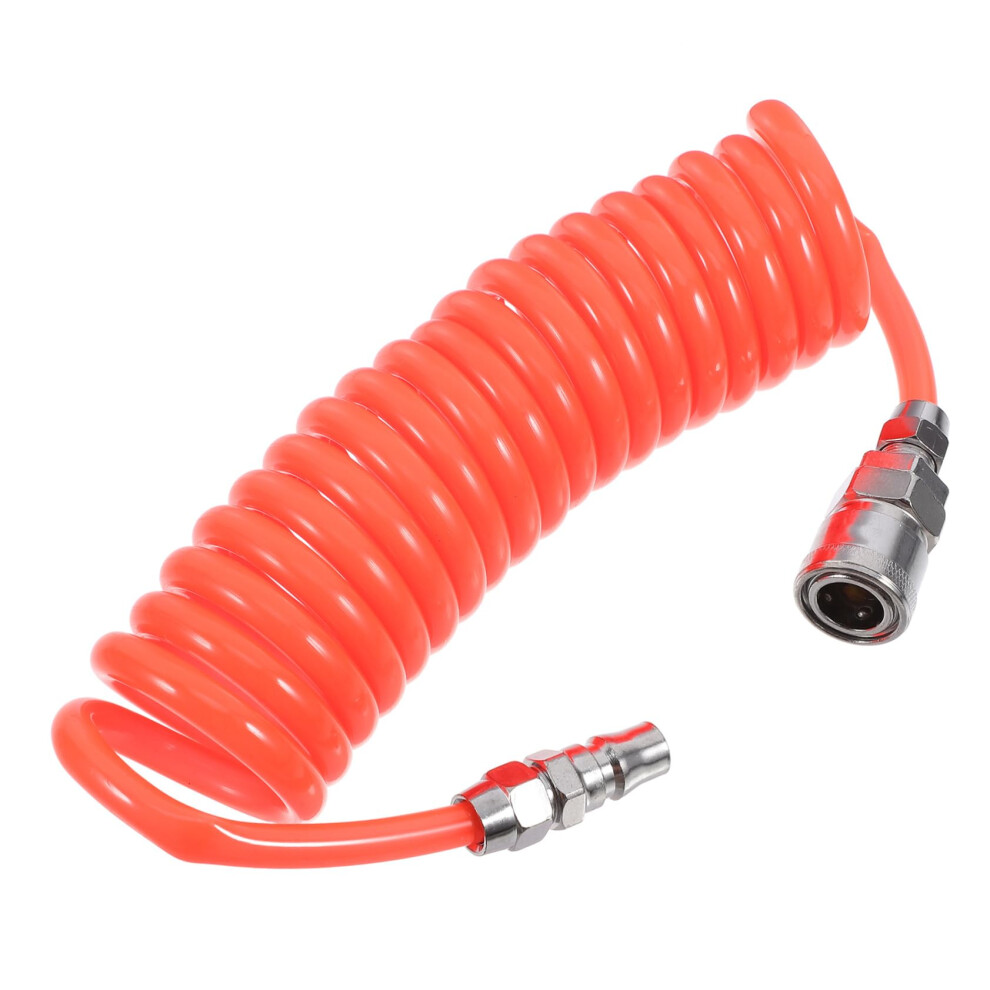 Pu Coiled Air Hose 3Meter Length Pressure Flexible Hose For Air Compressor Fittings Sturdy Spring Hose Kit 9412369173799
