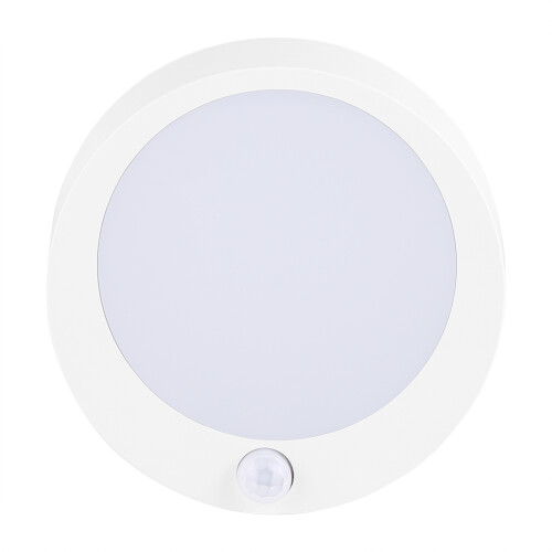 Motion Sensor Ceiling Light, Multi-purpose Indoor Light with 9 LEDs Soft Bright Light, Battery Operated LED Light Wireless Overhead Lighting for 1