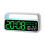 Night Light Digital Alarm Clock Electric-White shell green li 1