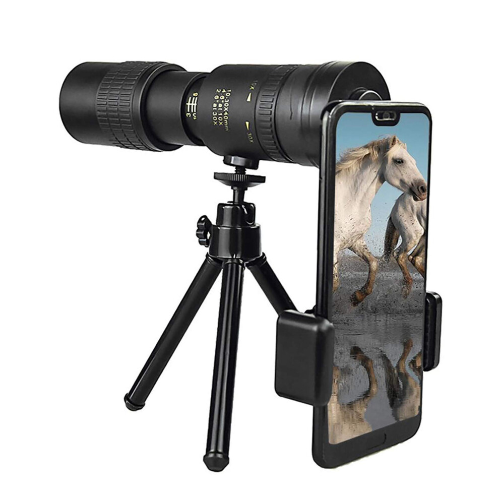 Portable Monocular 4K Telephoto Zoom 10300X40mm, Outdoor Lightweight Telescope With Tripod For Bird Watching 9189345052972