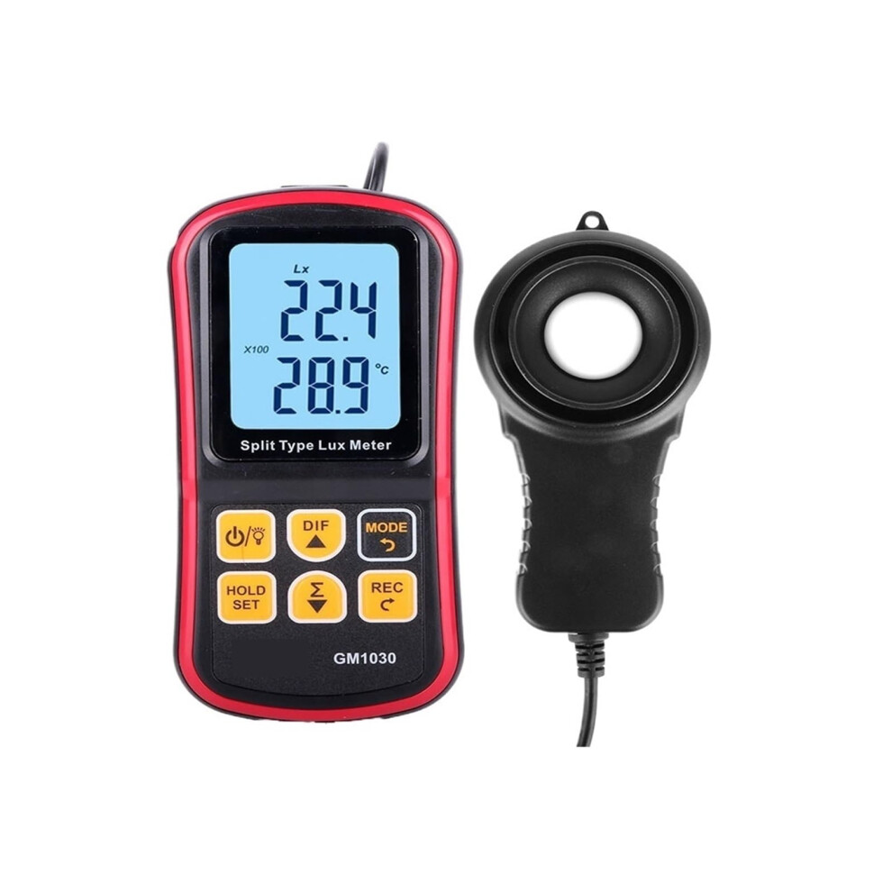 Digital Luxmeter Meter 200,000 Lux Photometer Illuminometer Gm1030 Uv Meter Mini Handheld Light 9412369174086