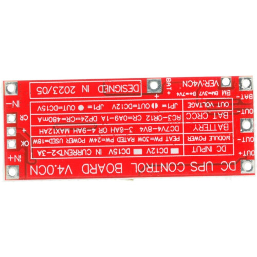 Uninterruptible Power Supply Module 12V To 15V 24W 1A Step Up Protections Module Replacement 2