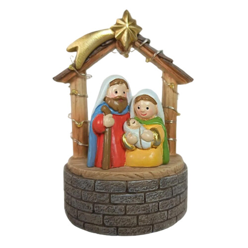 Christmas Nativity Figurines Nativity Scene Statue with Stable