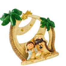 Christmas Nativity Figurine,Stable Nativity Scene Holy-Style C