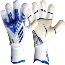 Latex Goalkeeper Gloves Size 8 E with Enhanced Grip, Finger Protection, and Durable Material for Training and Competitions