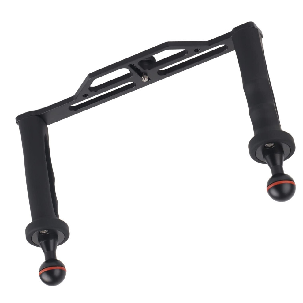 Dual Handle Tray Stabilizer Practical Aluminum Diving Underwater Camera Housing Telescopic Tray For Balance Shooting 9365049916592