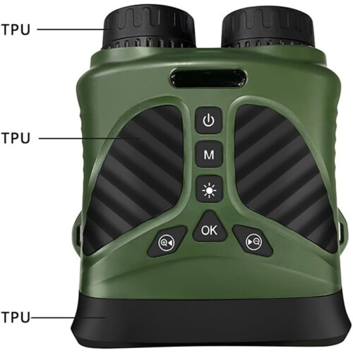 Easytouse night vision device with an intuitive control interface for all users. Green. 1