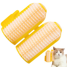 Cat Corner Scratch for Wall, Cat Wall Brush  Massage Comb Grooming Tool for Kittens Dogs