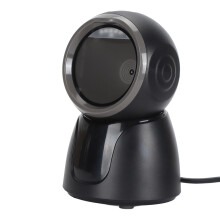 USB QR Barcode Scanner, Wired 1D 2D Barcode Scanner with Buzzer and LED Light Barcode Reader for Supermarket, Supports Reading Mobile Phone Screens
