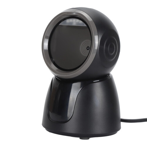 USB QR Barcode Scanner, Wired 1D 2D Barcode Scanner with Buzzer and LED Light Barcode Reader for Supermarket, Supports Reading Mobile Phone Screens