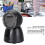 USB QR Barcode Scanner, Wired 1D 2D Barcode Scanner with Buzzer and LED Light Barcode Reader for Supermarket, Supports Reading Mobile Phone Screens 2
