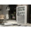 Display Cabinet 170cm Spectrum - White & Grey Gloss Doors 2