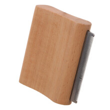Horse Grooming Brush Pet Hair Brush Horse Harness Horse Hair Removal Brush Horse Grooming Scraper 7.70X6.70X2.00CM Light Brown