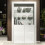 Display Cabinet 170cm Spectrum - White with Gloss Doors 4