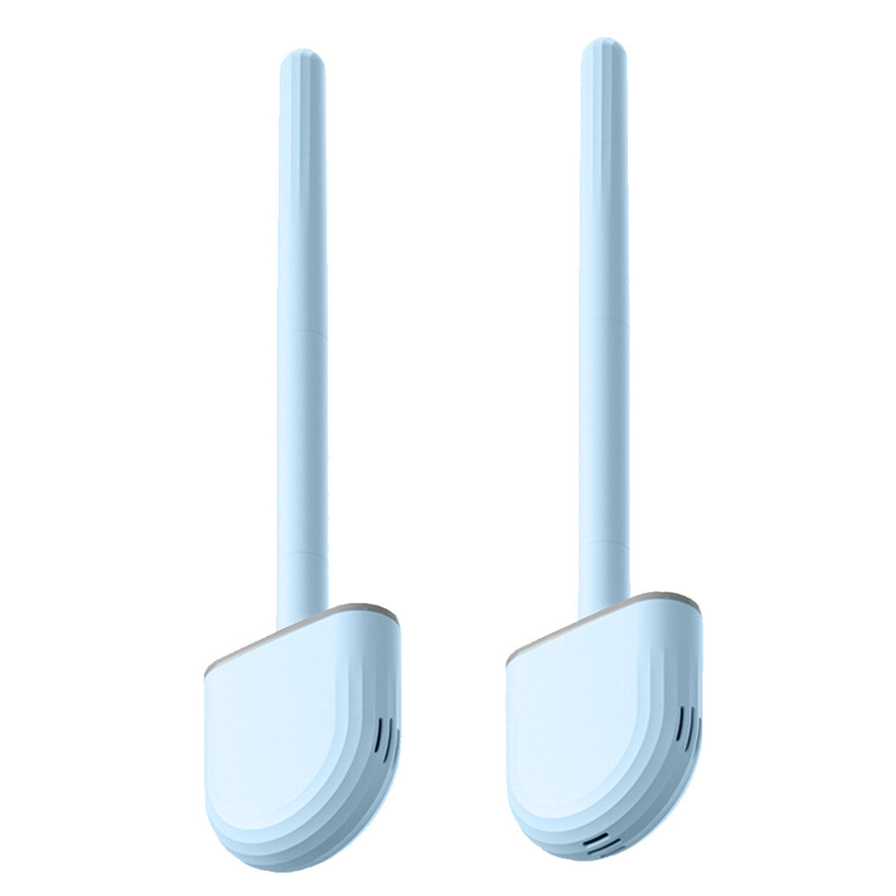 Compact Toilet Brush and Holder, Stainless Steel Handle for Durability, Leak-Proof Design Ensures Hygiene, Easy to Store and Clean (2 Pieces)-image-OPC-PP6SM2X-NEW