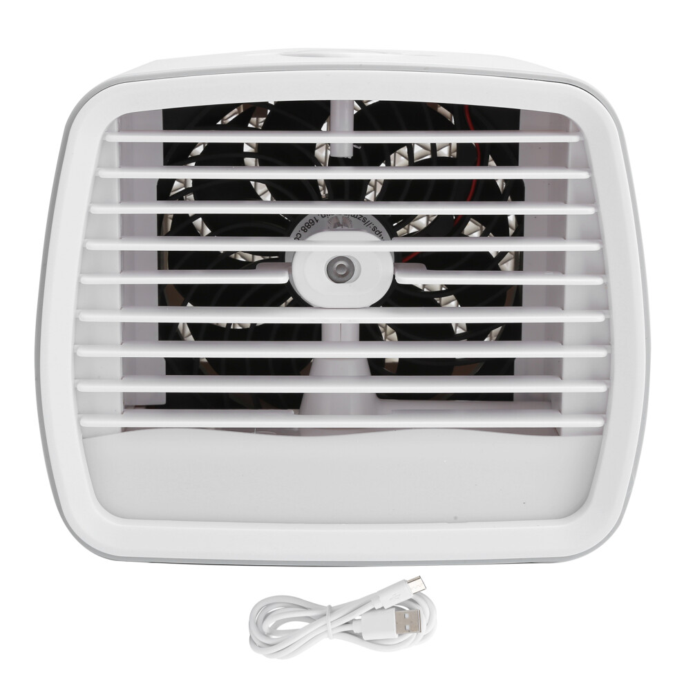 Evaporative Cooling Technology, Portable Mini Air Conditioner, Usb Rechargeable Air Cooler, Quiet Operation Desk Fan, Multifunctional Personal Ac Unit 9468298089410
