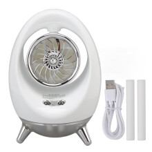 2-in-1-Luftreiniger-Ventilator, Tisch-Luftreiniger-Kombination, ideal für Büro oder Zuhause, mit mehreren Windstufen und intelligentem Chip, kein