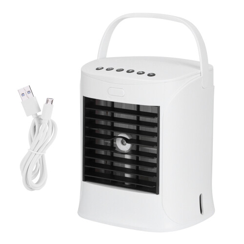 Rechargeable Mini Air Conditioner For Office Dormitory, Personal Air Cooler With Quick Bluetooth Pairing, Multi-functional Cooling Device, Less Than 2