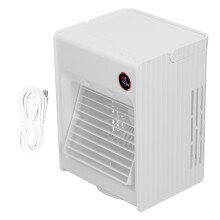 Energy Saving Evaporative Cooler For Library, Eco-Friendly Portable Air Conditioner With Oscillating Spray Humidification And Concealed Portable Desig
