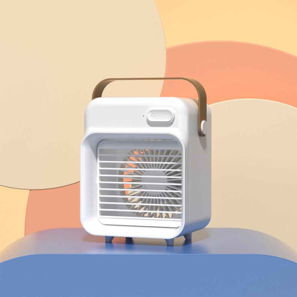 Humidifier Fan Portable Air Cooler Rechargeable Desk Fan Usb Powered Travel Fan With Fast Cooling Ice Water Atomization Soft Breeze For Summer Comfort 9468298090409