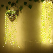 Ghirlande fermecătoare din frunze de viță de vie, frunze de viță de iederă artificiale cu șiruri LED pentru decorarea fascinantă a grădinii