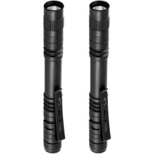Durable Aluminum Construction Mini Light, Diffused Beam Illumination Pen Flashlight for Close-Up Tasks