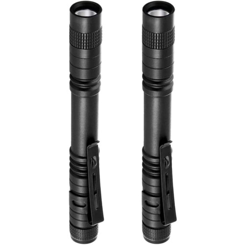 Diffused Beam Mini Pen Light Flashlight, Durable Aluminum with Simple Switch for Professional Use