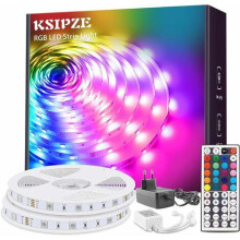Musiikin synkronointi LED-valot makuuhuoneeseen, 10 m RGB-nauha sovellusohjauksella, matala lämpötila, erittäin kirkas valaistus autoihin,