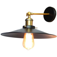 Corp de iluminat industrial de perete, aplice de perete în stil retro și minimalist, aplicație largă pentru interior, cu opțiune de lampă de