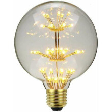 Varmt lys i retrostil, industriell look fra midten av 1900-tallet, vintage Edison-design, 3 W ikke-dimbar pære, 220 V, E27-sokkel, for barer,
