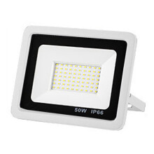 Refletor LED inovador para espaços externos, super brilhante de 50W com dissipação de calor avançada, ângulo de iluminação de 120 graus para