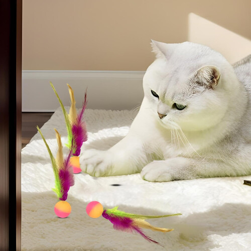 Inflatable cat balls – inflatable spheres, interactive cats, inflatable rollers, for exercise, bored kittens indoors. 1