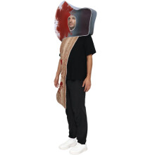 Grappige bloederige bijlen Halloween-kostuum-Bloedige bijl