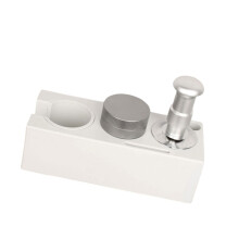 White Macromolecule Coffee Plunger Stand with 90 Stage-51mm
